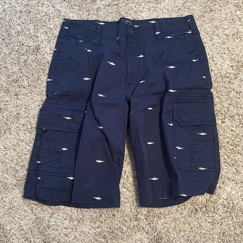 Bass Mens FISH cargo style shorts